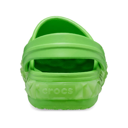 Crocband Geometric Glow Band Clog Kids