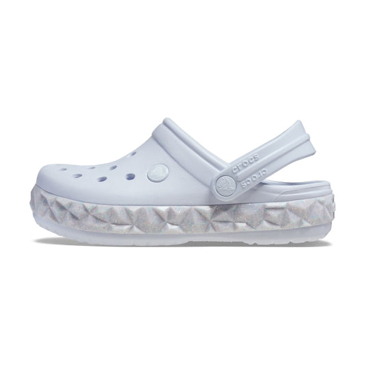 Crocband Geometric Gliter Band Clog Junior