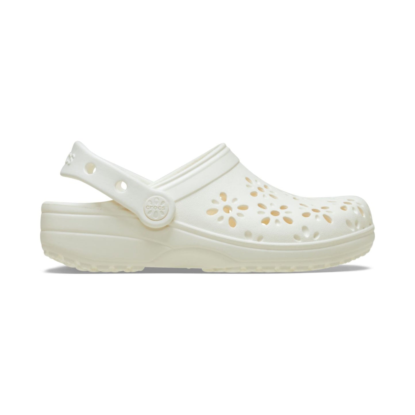 Classic Floral Cut Out Clog Niños Pequeños