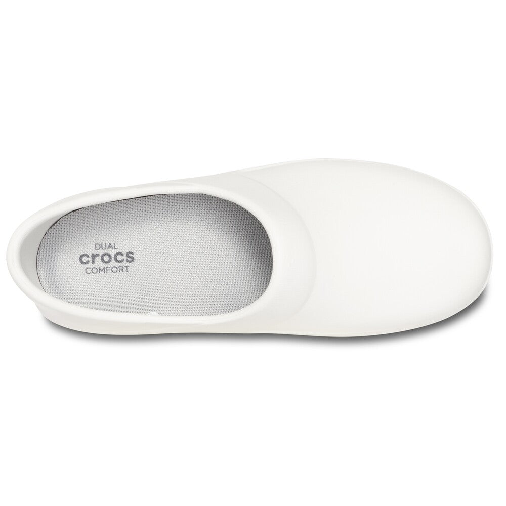 Crocs Neria Pro II - Crocs embellecidos para mujer | Zapatos de trabajo  antideslizantes, blanco, 4