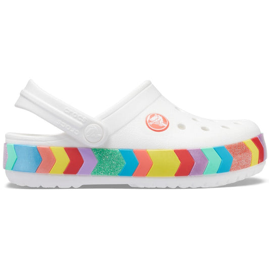 Junior | Crocband Chevron Beaded Clog