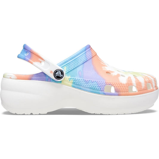 Mujer | Classic Platform Tie Dye Graphic Clog