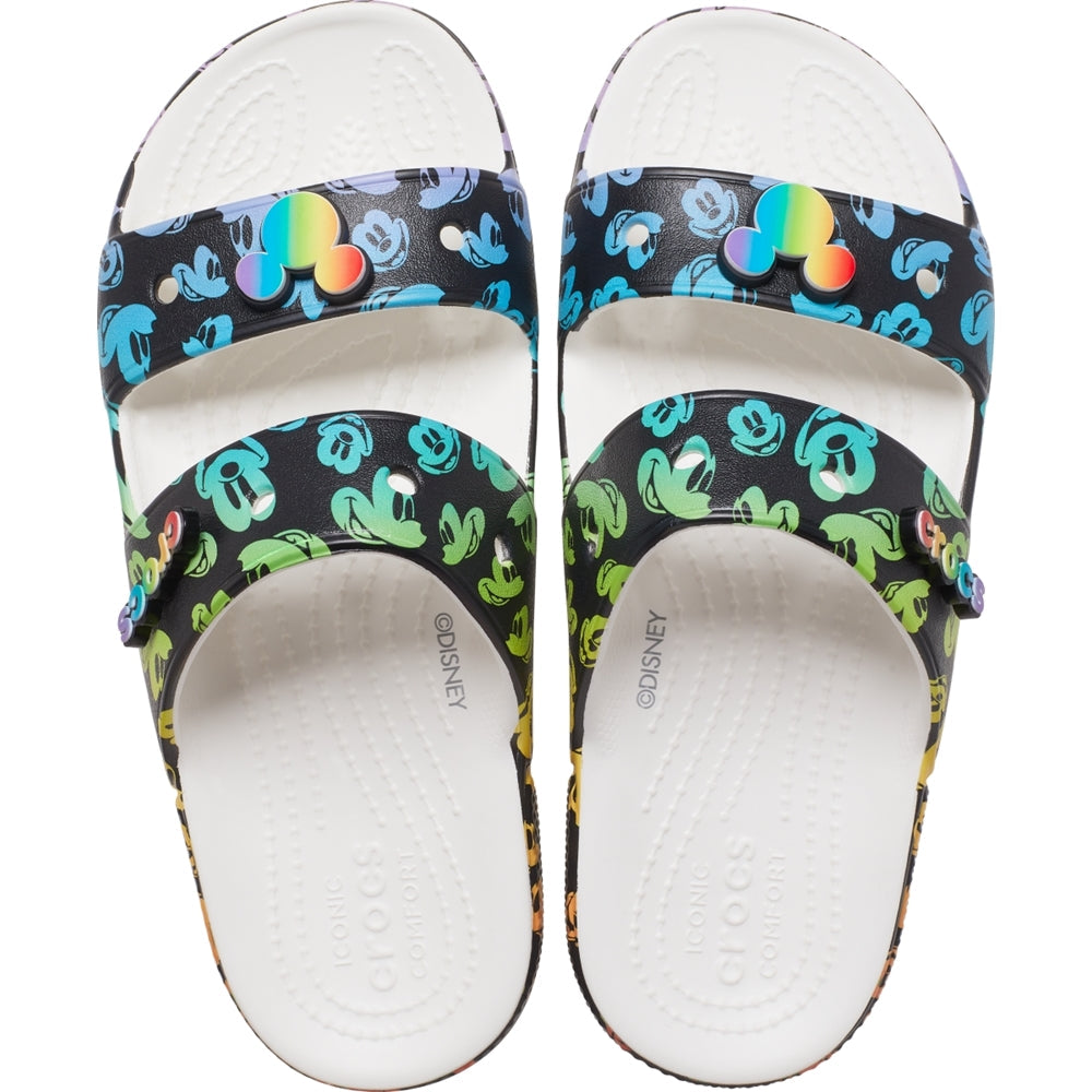 Croc best sale rainbow sandals