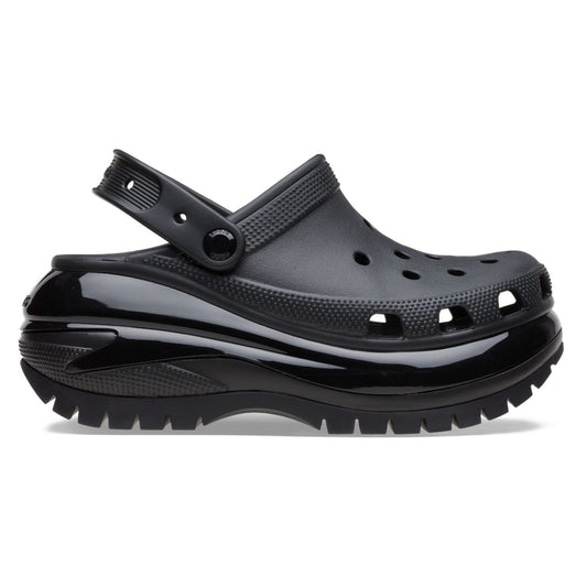 Crocs Mujer Classic Mega Crush Clog Zuecos Negro