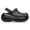 Crocs Mujer Classic Mega Crush Clog Zuecos Negro