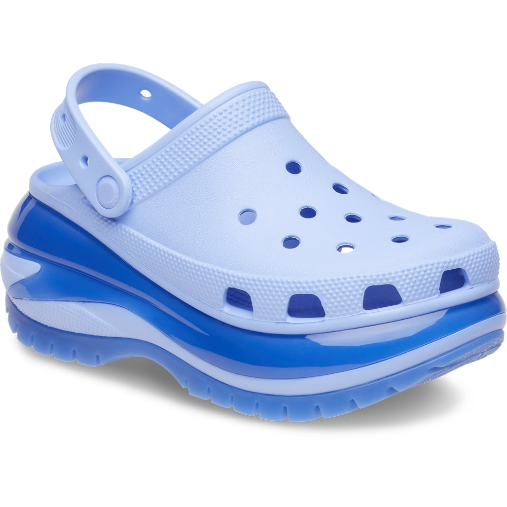 Crocs Mujer Classic Mega Crush Sandal Sandalias Azul