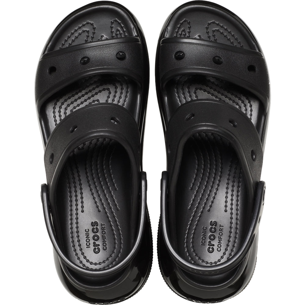 Fashion chanclas crocs negras